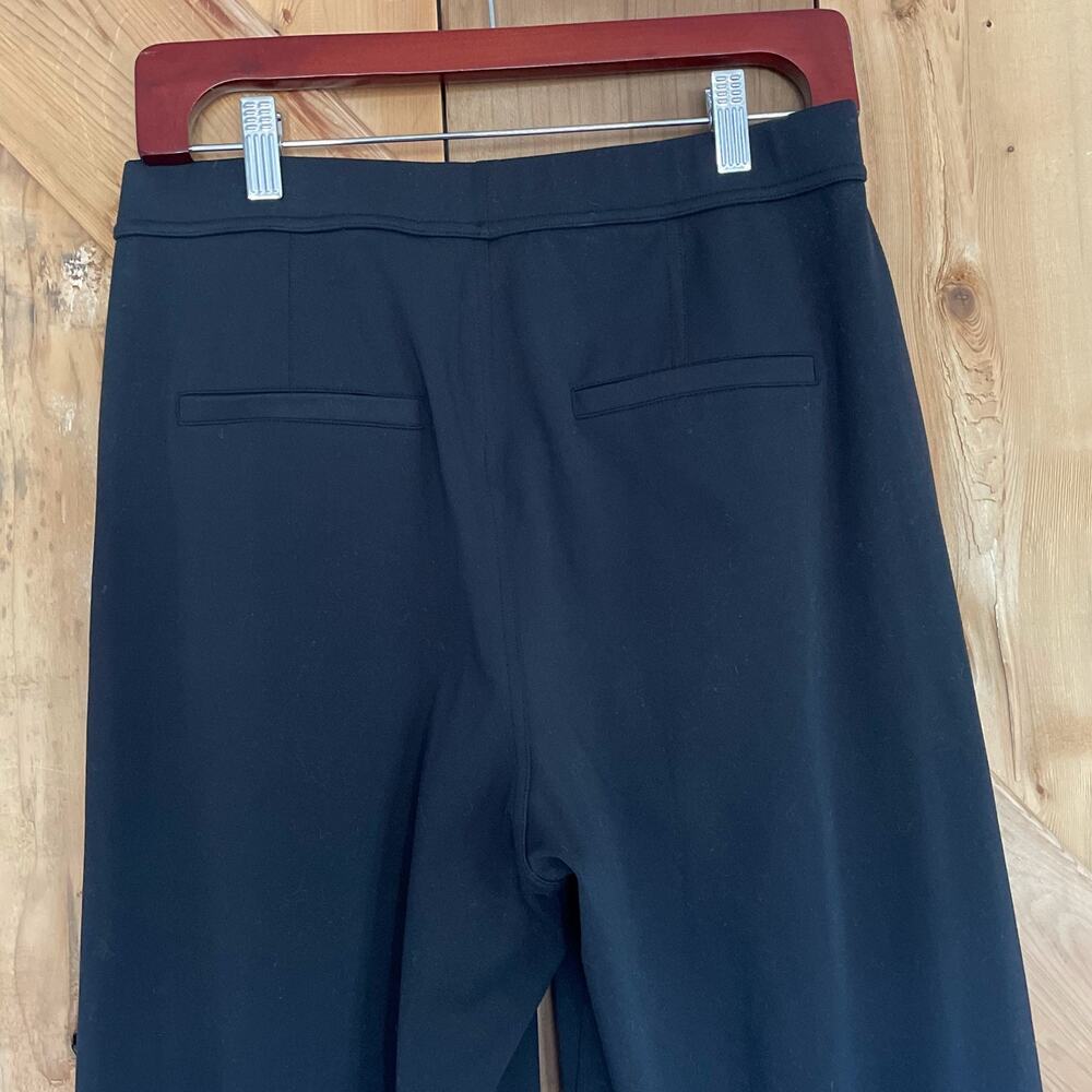 Halara Petite Pull On High Waisted Wide Leg Dress Pants Black Size M, Comfort - Picture 5 of 7
